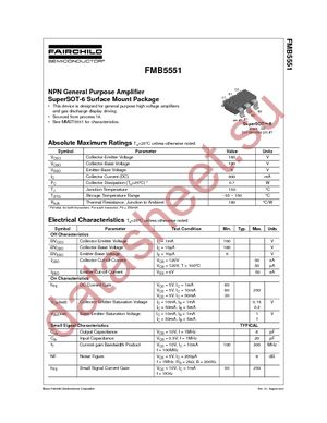 FMB5551 datasheet  